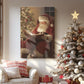 Warm Lantern Nativity at Night - Canvas Art Print