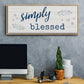 Simply Blessed - Floater Framed Canvas Print