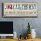 Jingle All the Way - Floater Framed Canvas Print