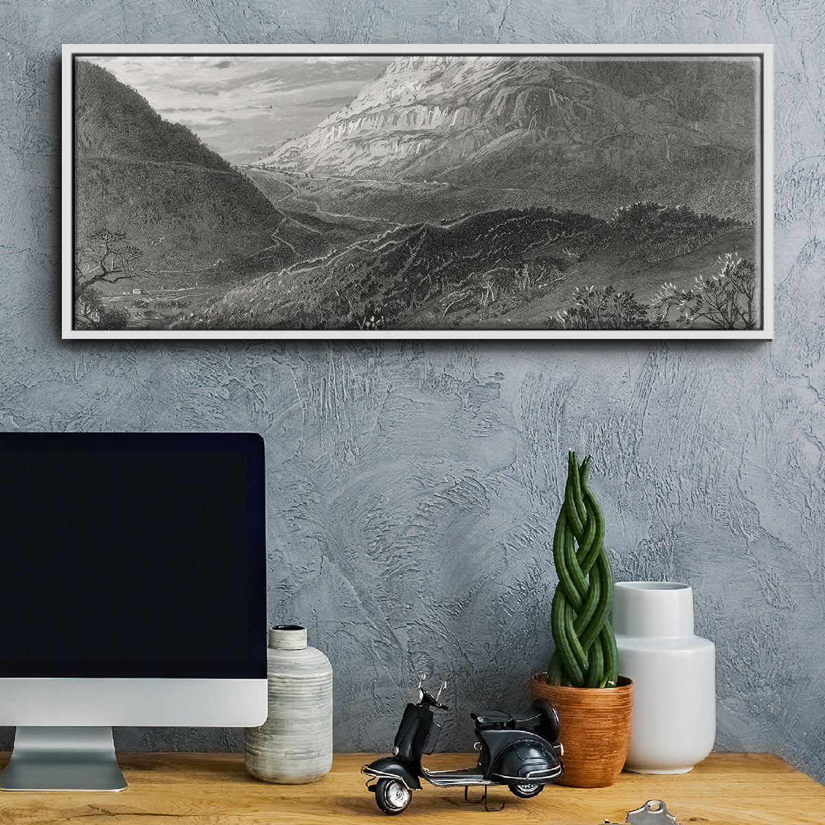 Cumberland Gap - Floater Framed Canvas Print