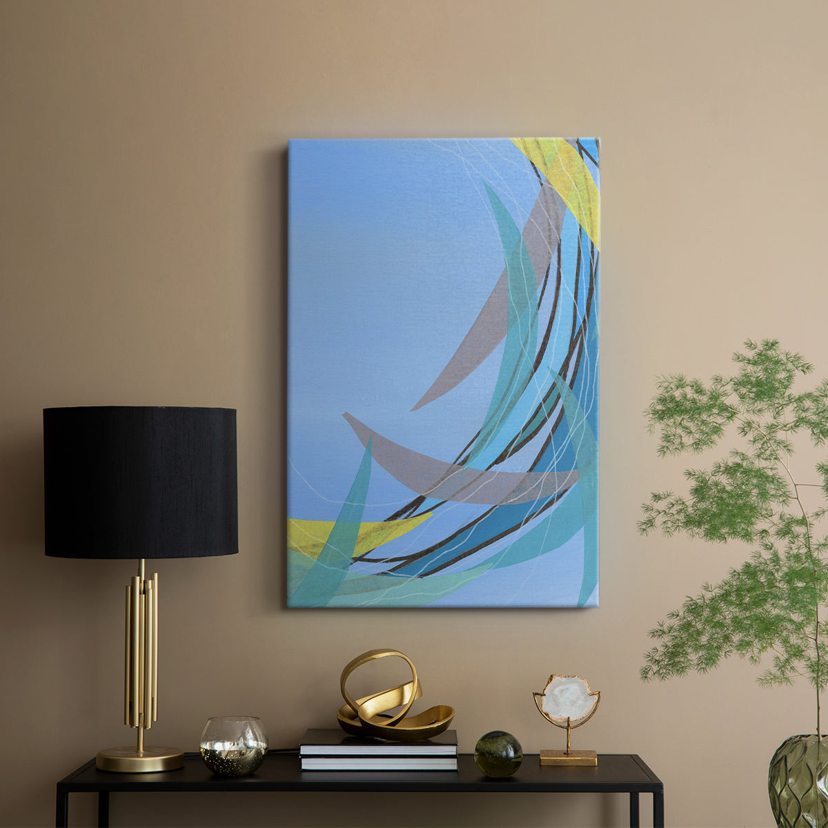 Circulating Flow II - Canvas Art Print