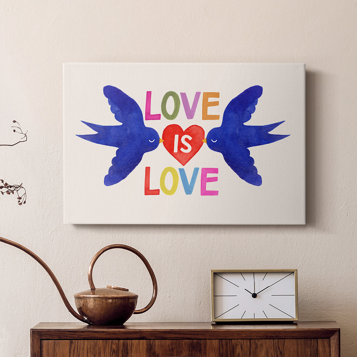 Love Loudly Collection A - Canvas Art Print