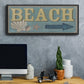 Shoreline Signs III - Floater Framed Canvas Print