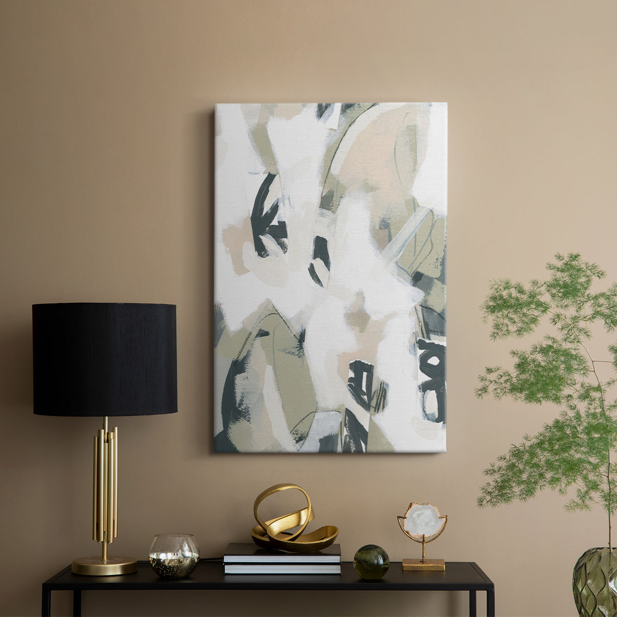Sumi Storm I - Canvas Art Print
