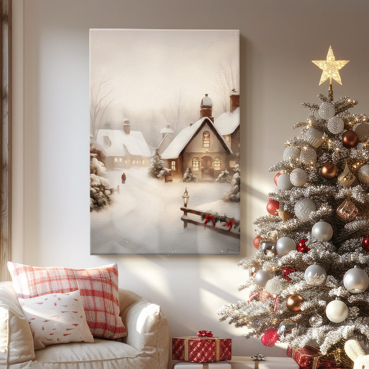 Lantern of Sugar Serenade - Canvas Art Print