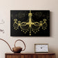 Golden Chandelier - Canvas Art Print
