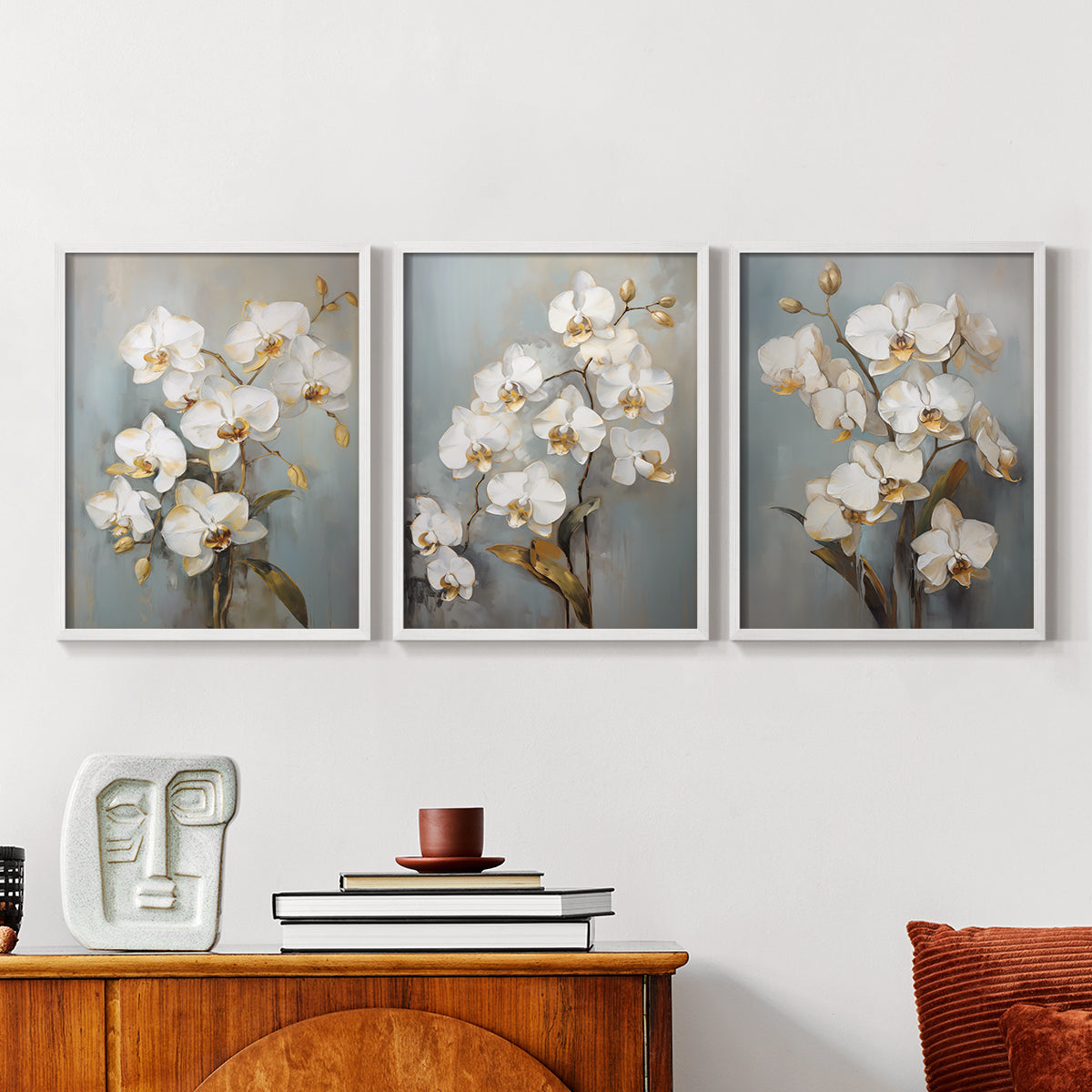 Floral Study Series LXV - Restickable Framed Art Set