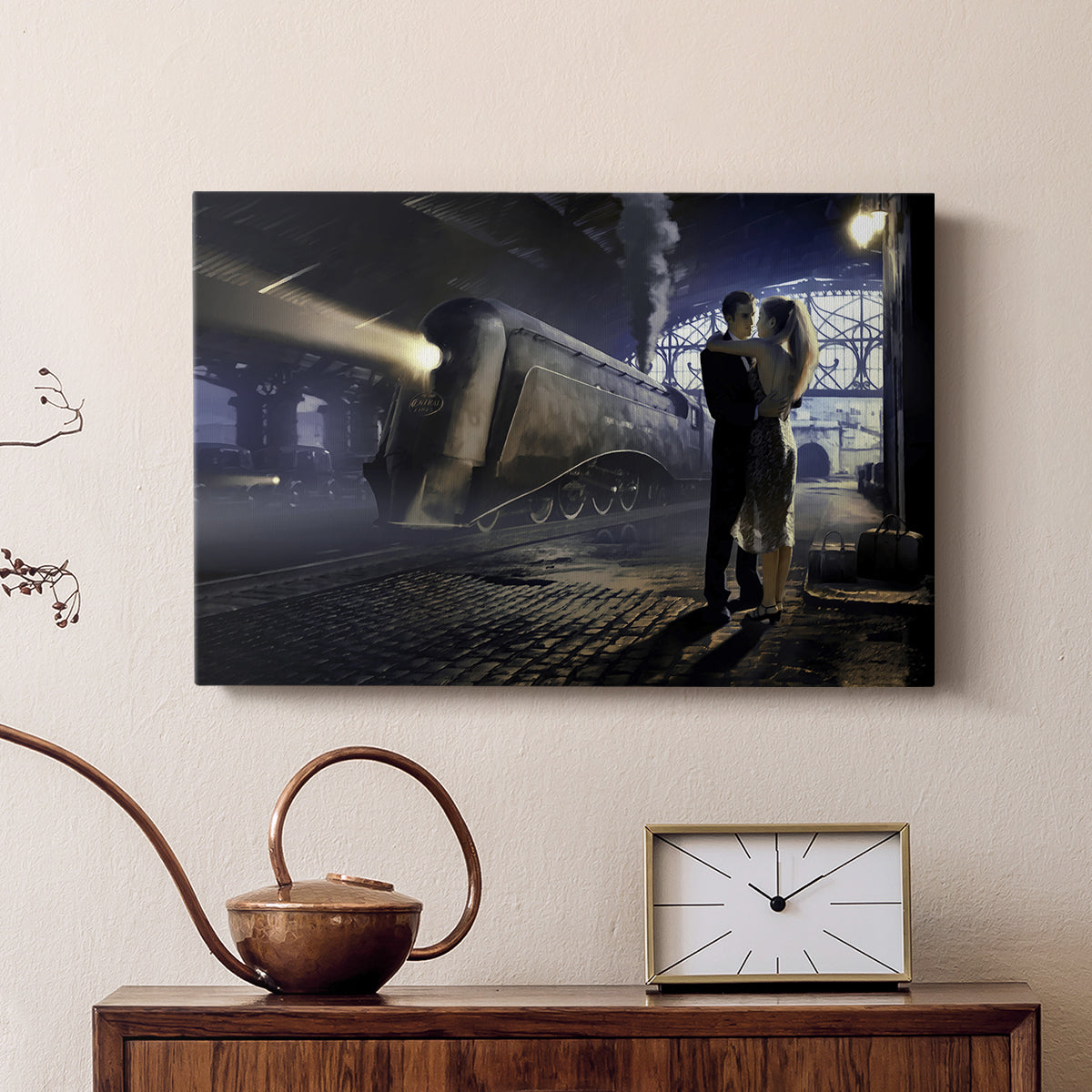 Train Depot - Canvas Art Print