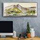 Plum Ridge I - Floater Framed Canvas Print