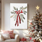 Mistletoe of Frostlit Whisper - Canvas Art Print