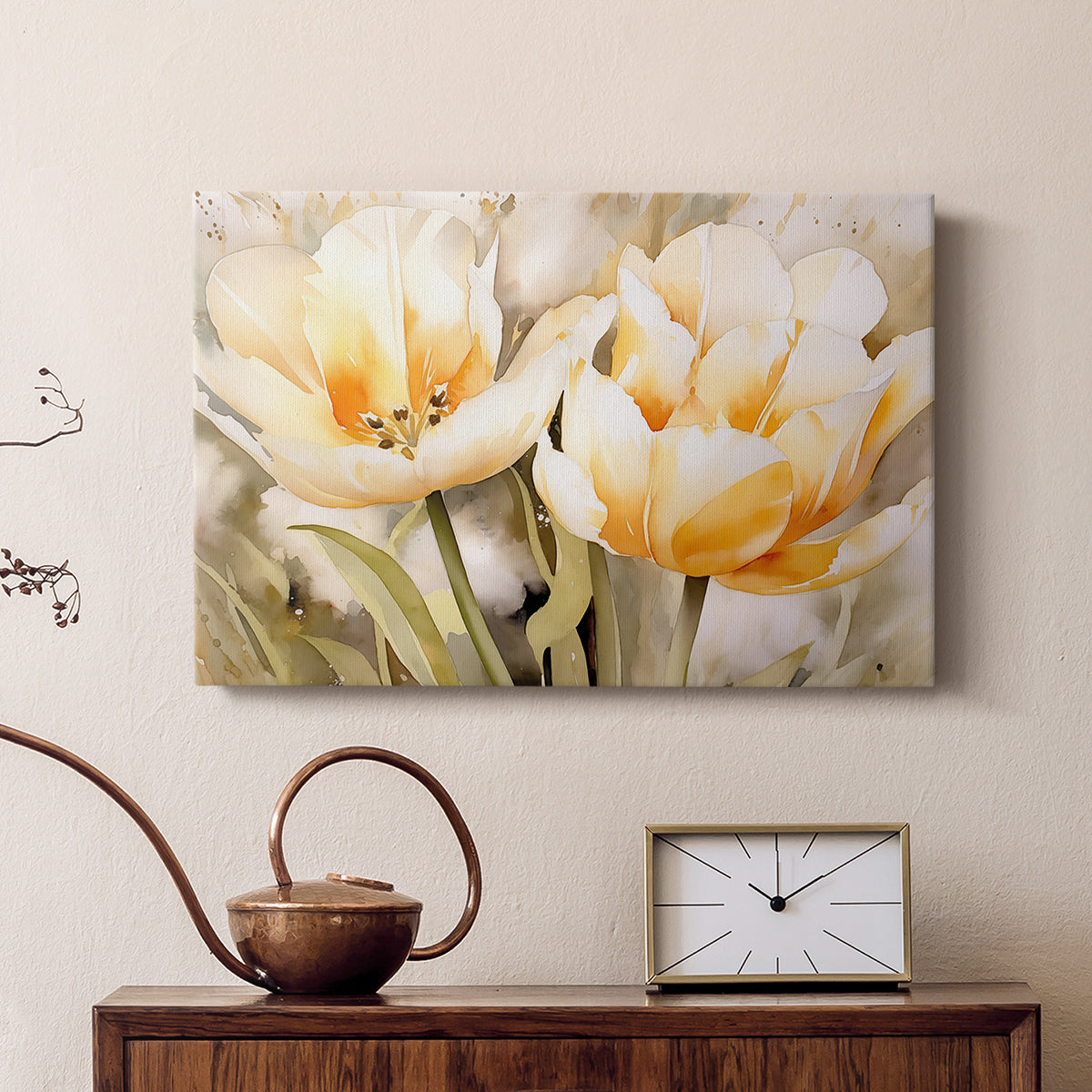 Floral Watercolor XXVI - Canvas Art Print
