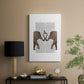Elephants Heart and Rose - Canvas Art Print
