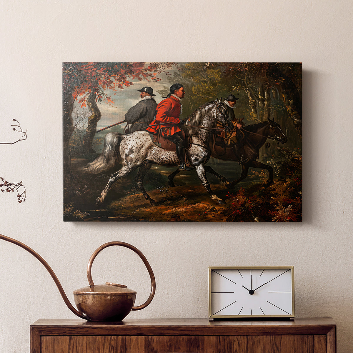 Vintage Hunt LXXVIII - Canvas Art Print
