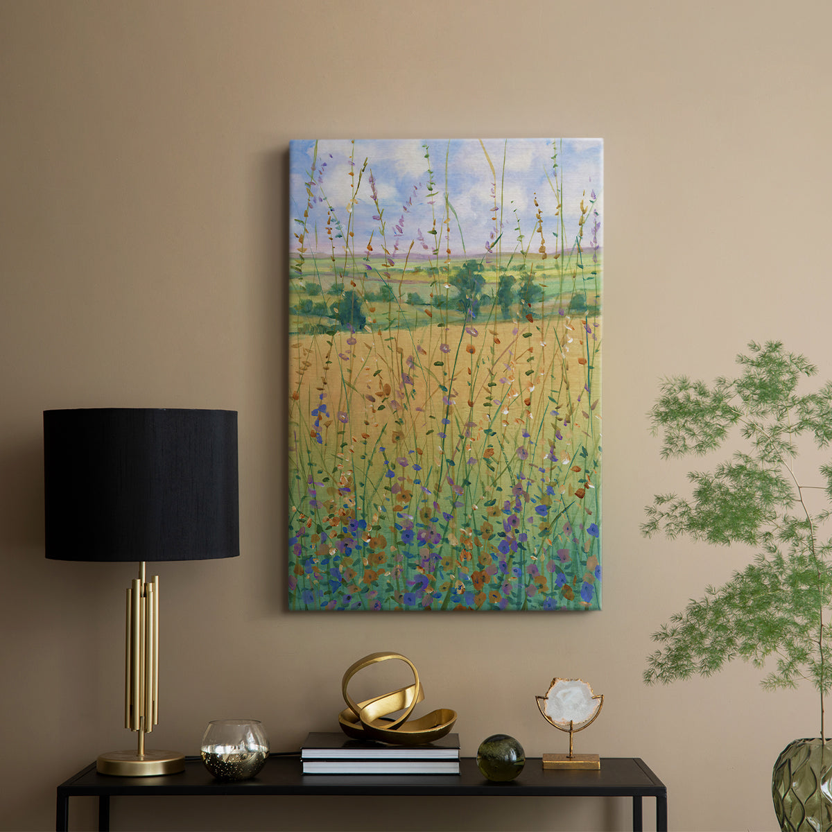 Wildflower Path II - Canvas Art Print