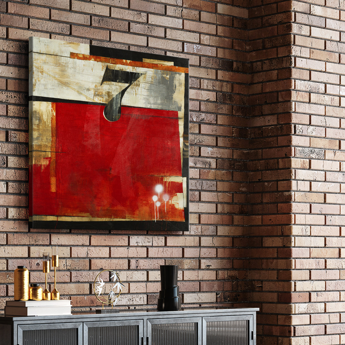 Lucky No. 7 - Canvas Art Print