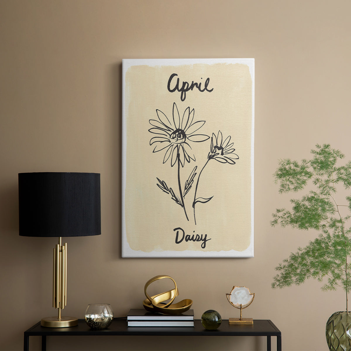 Birth Month IV - Canvas Art Print