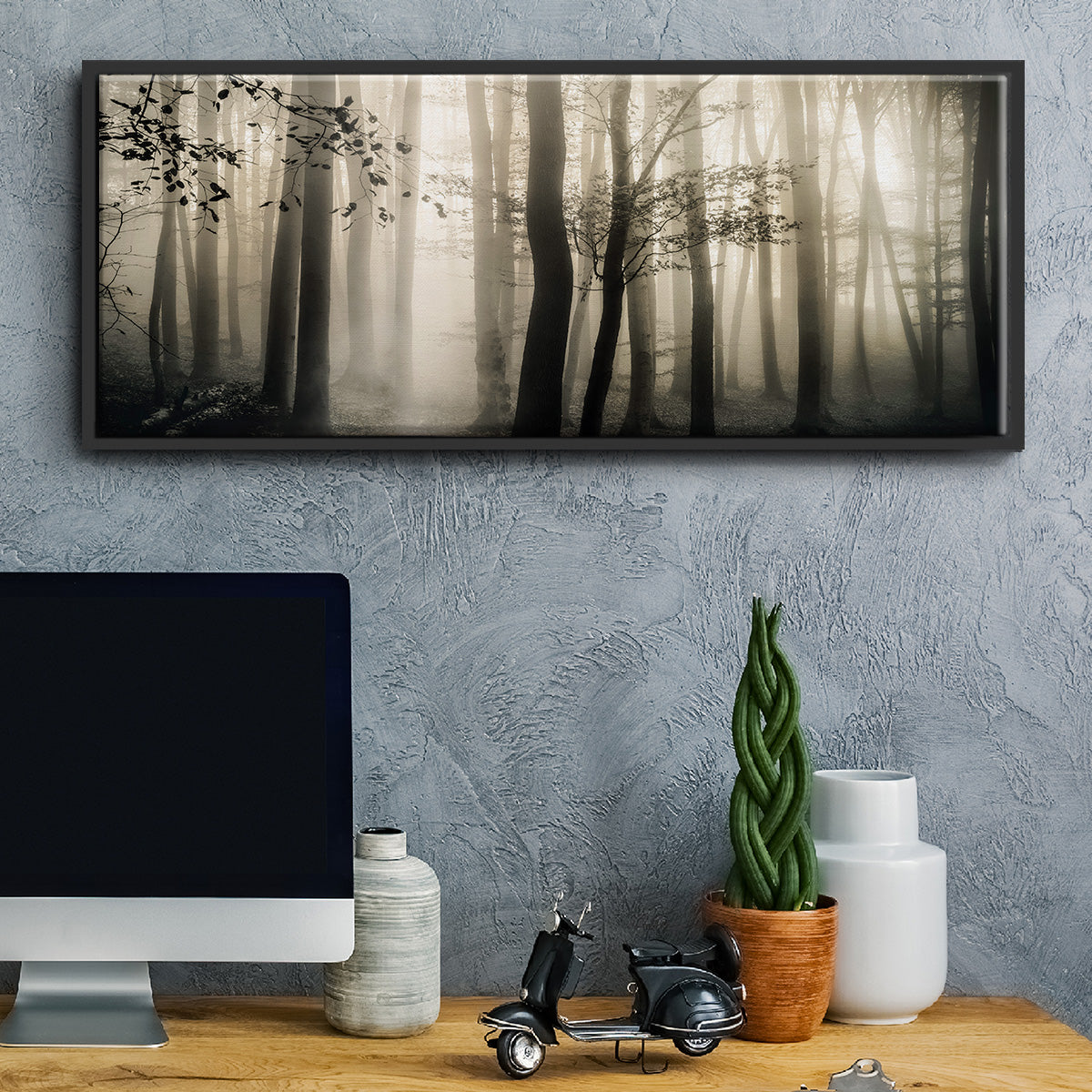 Light is Always There - Floater Framed Canvas Print