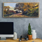 The Road to the Farm of Saint - Floater Framed Canvas Print