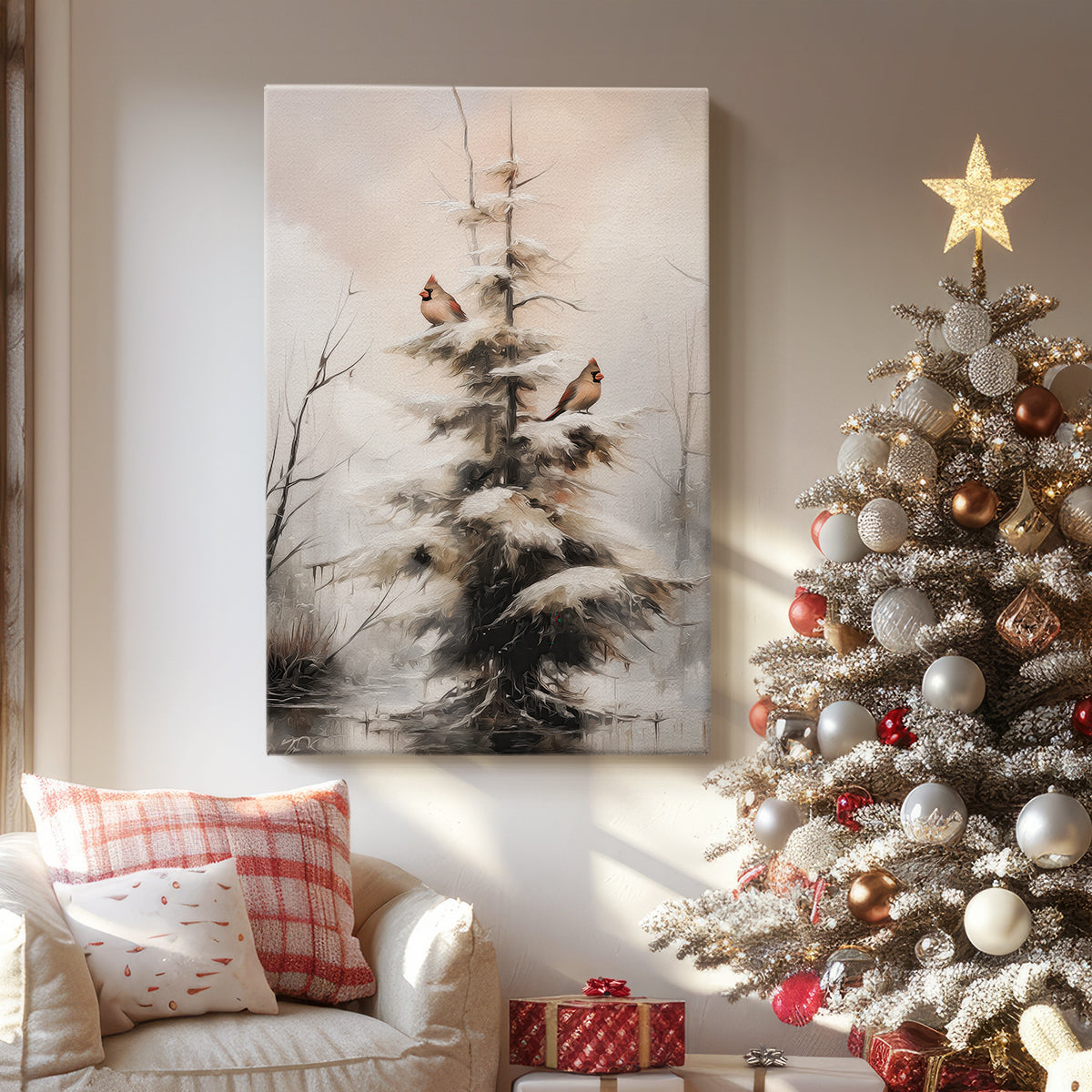 Snowwhite Bells Lane - Canvas Art Print