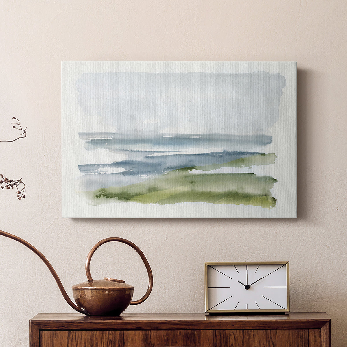 Coastline Splash I - Canvas Art Print