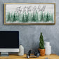 Joy to the World - Floater Framed Canvas Print