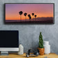 Sunset of Santa Monica - Floater Framed Canvas Print