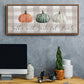 Gather With Grateful Hearts - Floater Framed Canvas Print