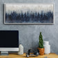 Misty Indigo Forest - Floater Framed Canvas Print