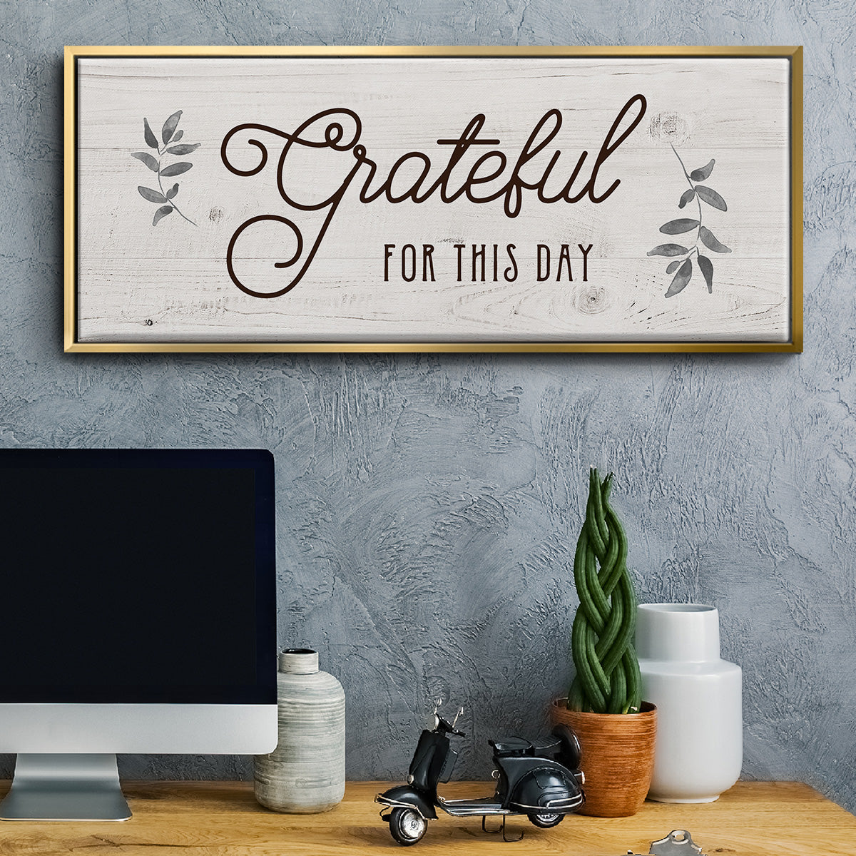 For this Day - Floater Framed Canvas Print
