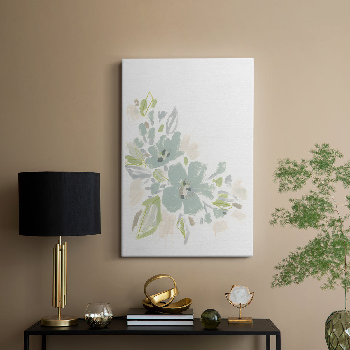 Seafoam Petals I - Canvas Art Print