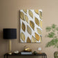 Patterned Leaf Shapes II - Canvas Art Print