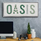 Oasis Cabana - Floater Framed Canvas Print