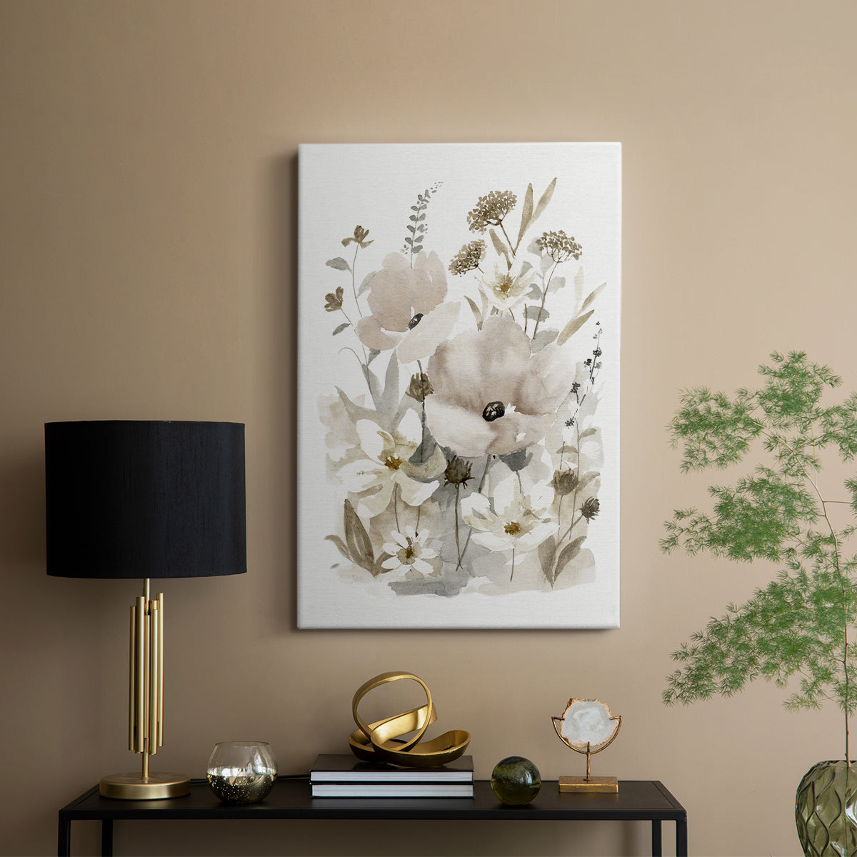Neutral Nature II - Canvas Art Print