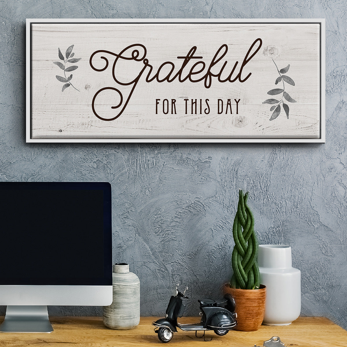 For this Day - Floater Framed Canvas Print