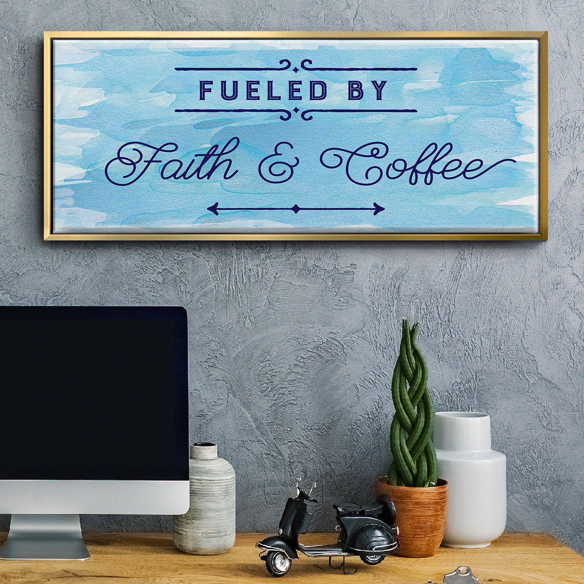Fueled By - Floater Framed Canvas Print