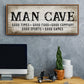 Man Cave Good Times - Floater Framed Canvas Print