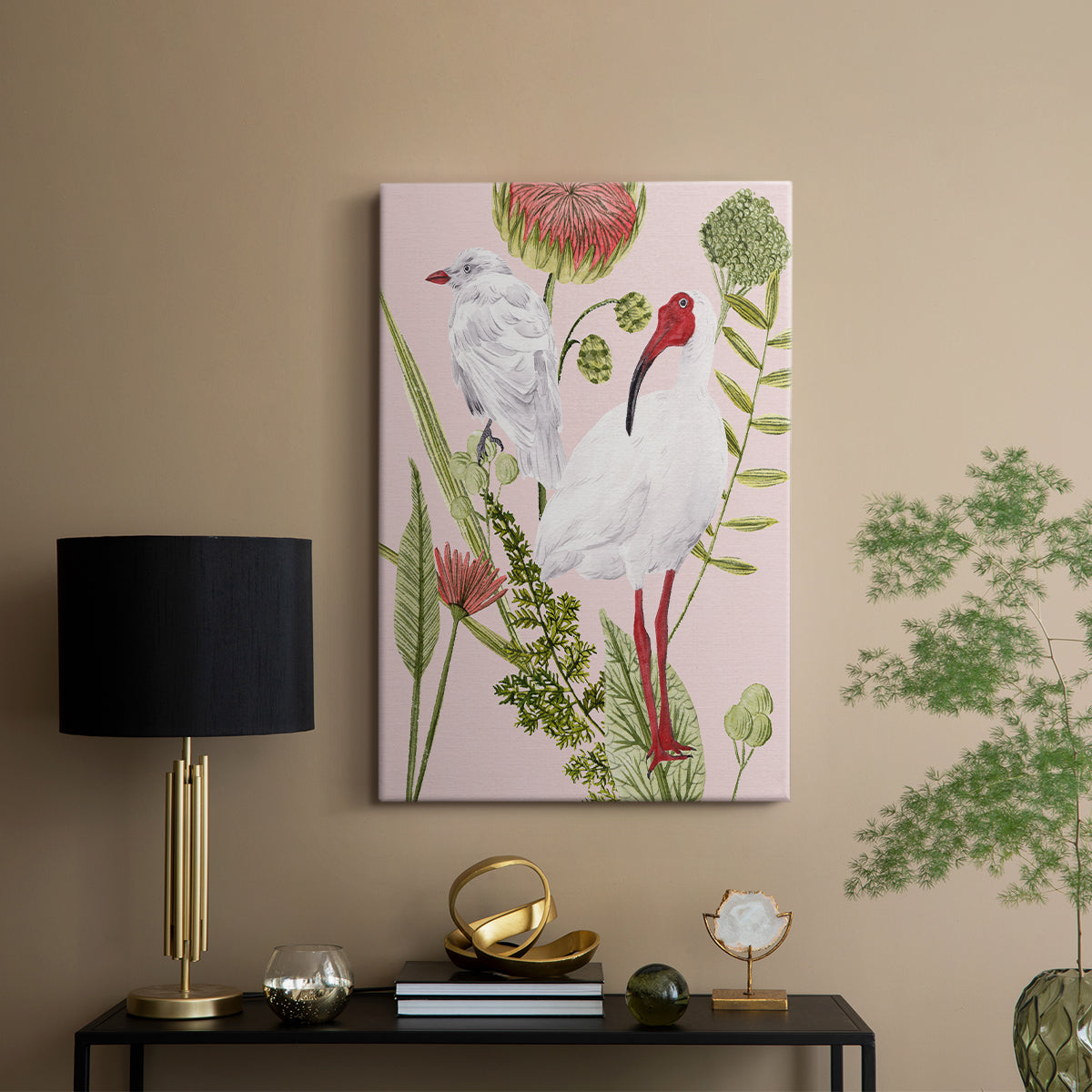 Birds in Motion II - Canvas Art Print