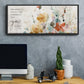 Full Bloom Verse - Floater Framed Canvas Print