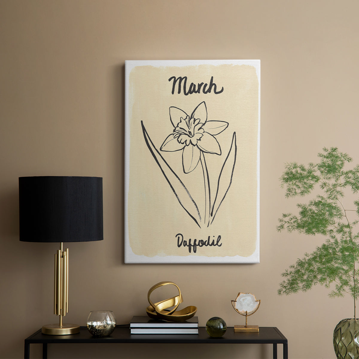 Birth Month III - Canvas Art Print