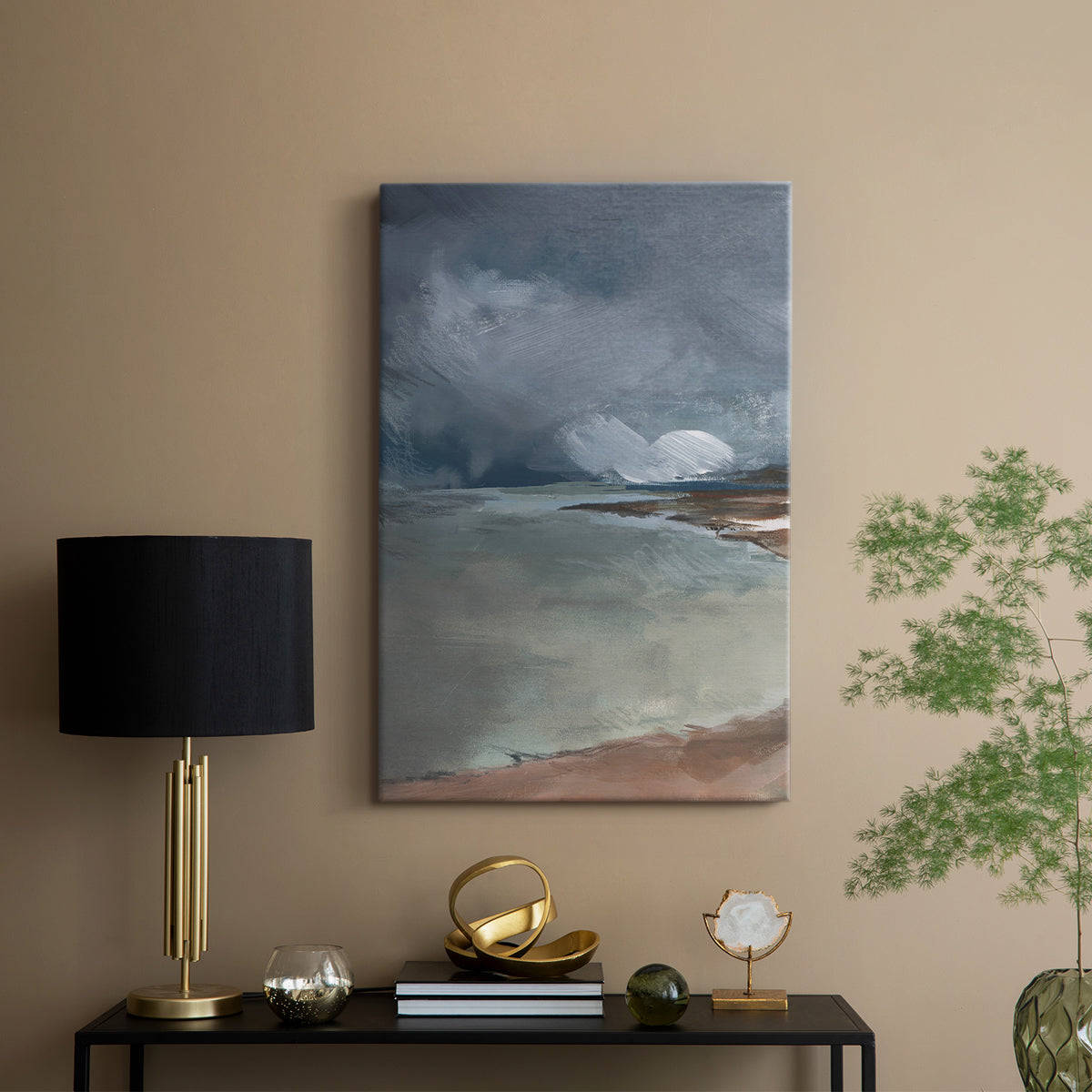 Sea Glass Storm I - Canvas Art Print