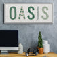 Oasis Cabana - Floater Framed Canvas Print