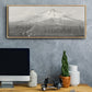 Mount Shasta - Floater Framed Canvas Print