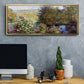 The Corner of the Garden at Montgeron, 1876 - Floater Framed Canvas Print