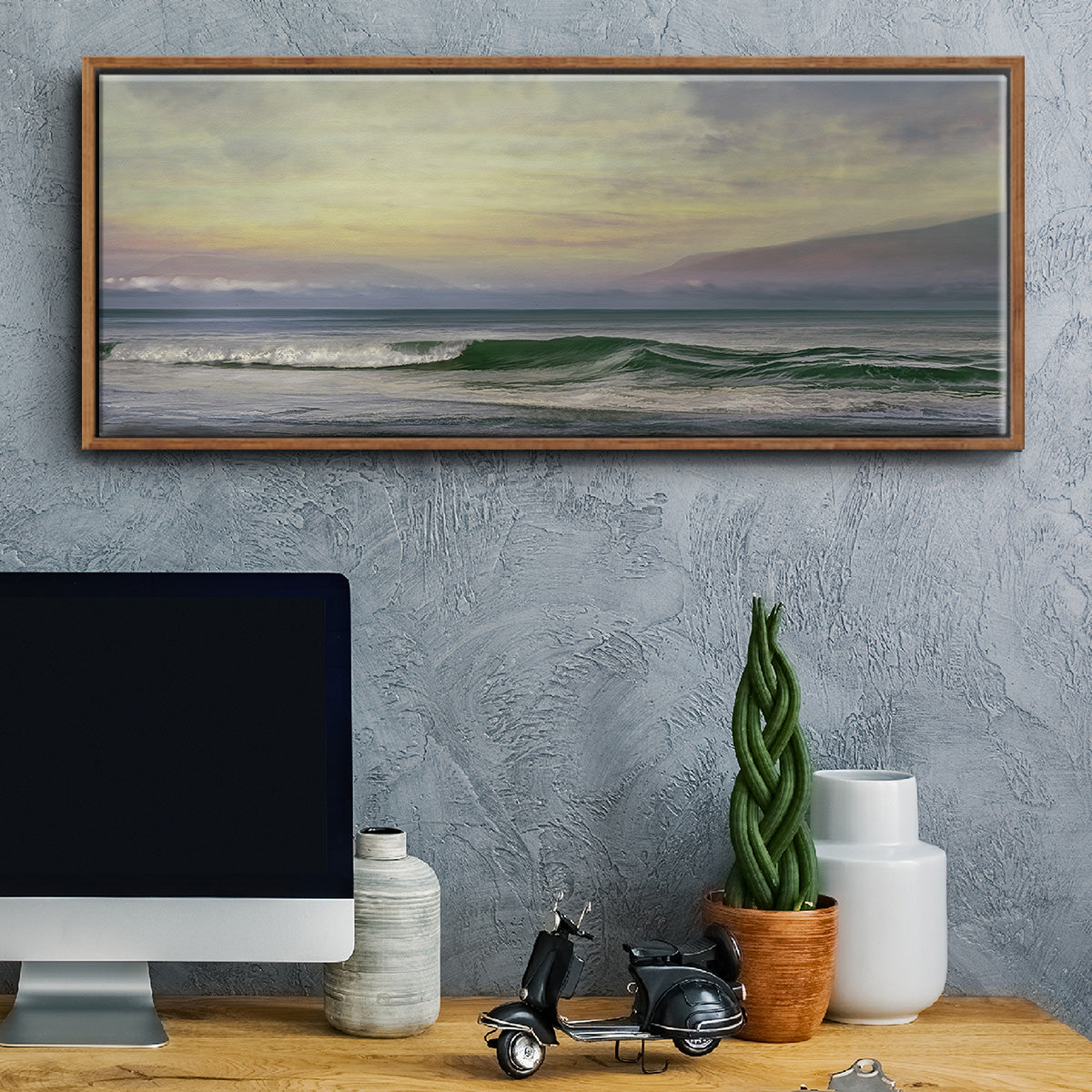 Our View - Floater Framed Canvas Print