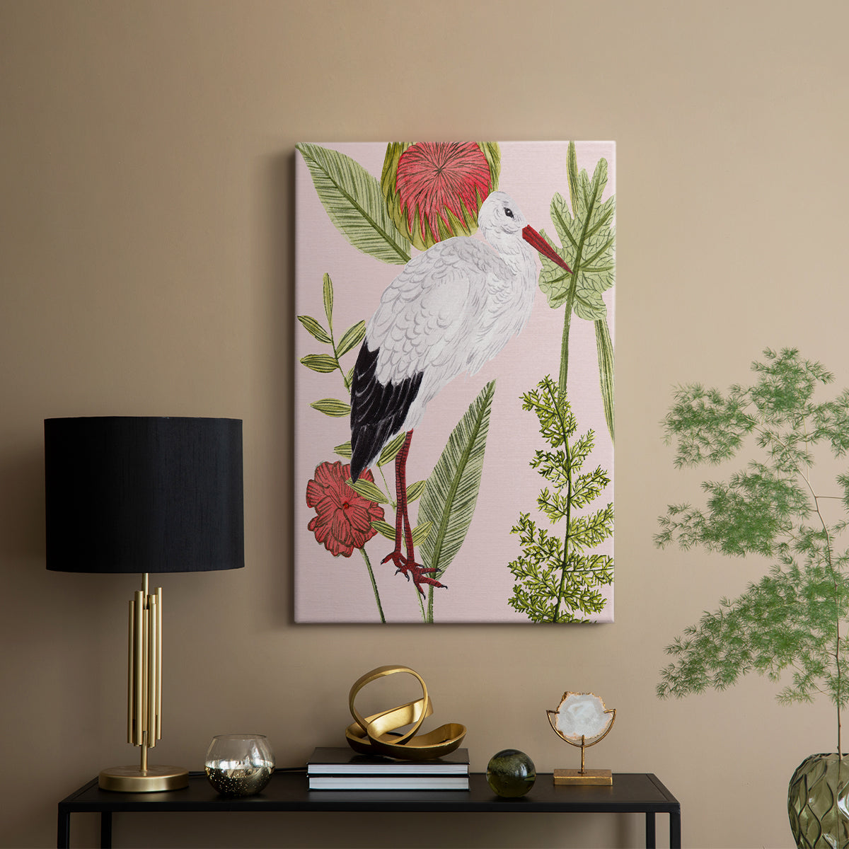 Birds in Motion IV - Canvas Art Print