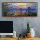 Sunset on the Seine - Floater Framed Canvas Print
