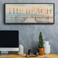 The Beach Is Calling - Floater Framed Canvas Print