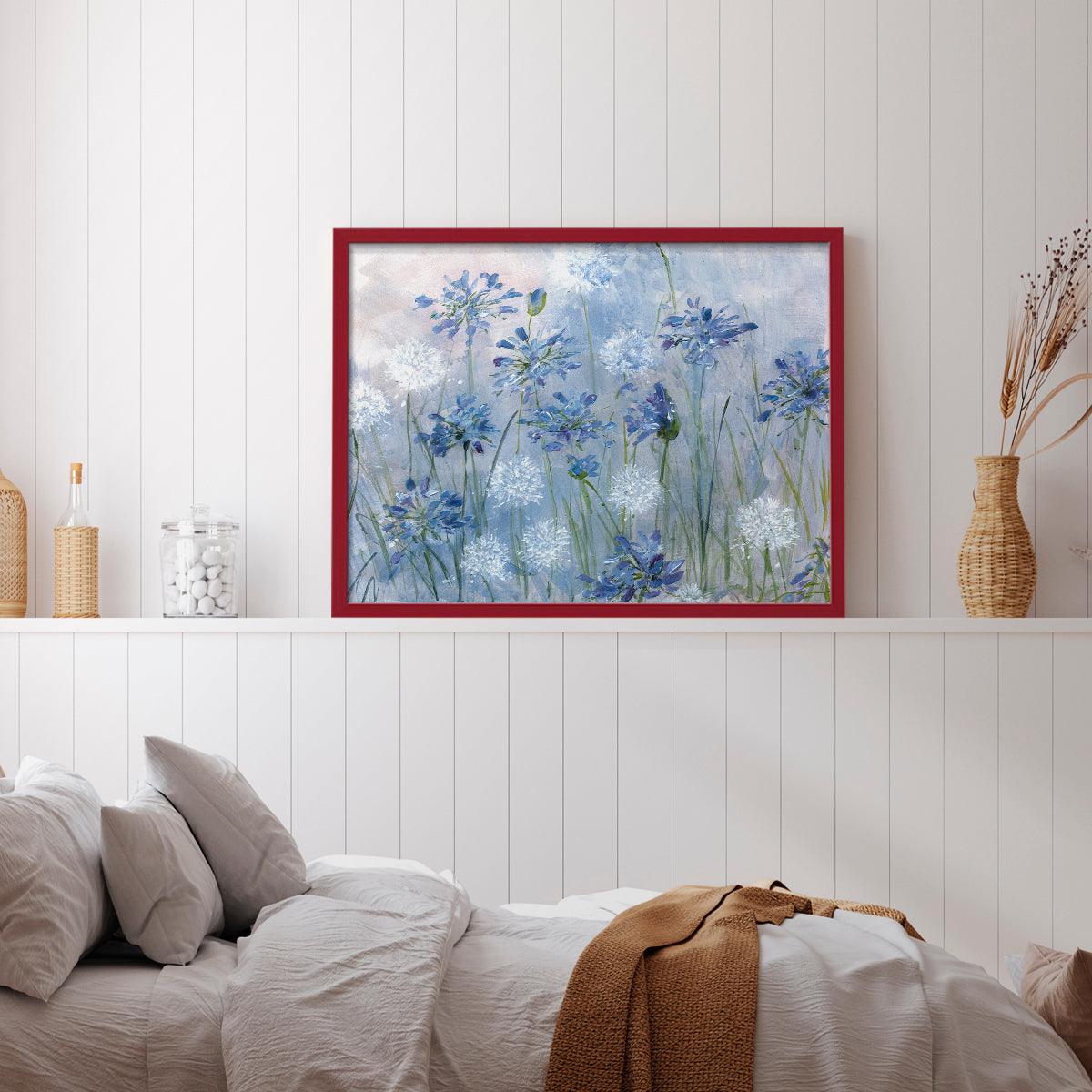 44430,flowers,art,blue,white,painting,framed artwork,nature,field,floral,decor,serene,canvas,landscape,home,interior,decoration,botanical,garden,spring,summer,colorful,creative,acrylic,blooming,fresh,petals,green,texture,beauty,arrangement,outdoor,delicate,lively,impressionistic,composition,peaceful,cheerful,modern art,design,Re-stickable,Animals