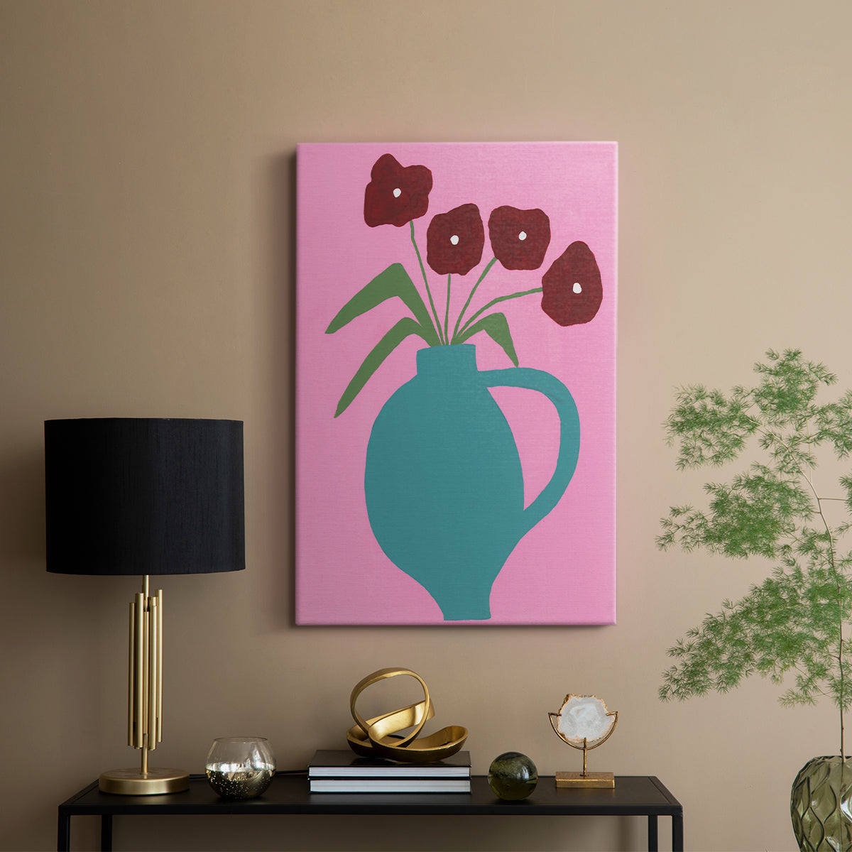 Modern Blooms IV - Canvas Art Print