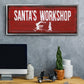 Santa's Workshop - Floater Framed Canvas Print